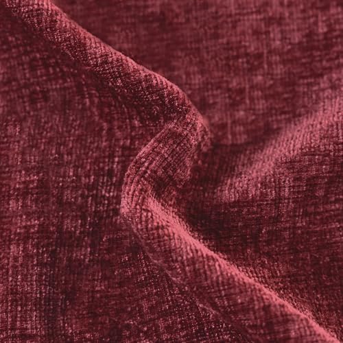 CaliTime Decorative Couch Throw Pillow Covers 16 X 16 Inches Burgundy