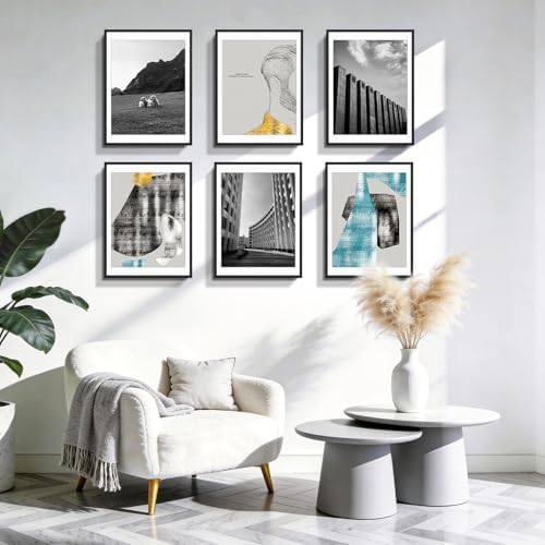 Golden State Art 12x16 Black Aluminum Frame, Real Glass, Mat Fits 11x14