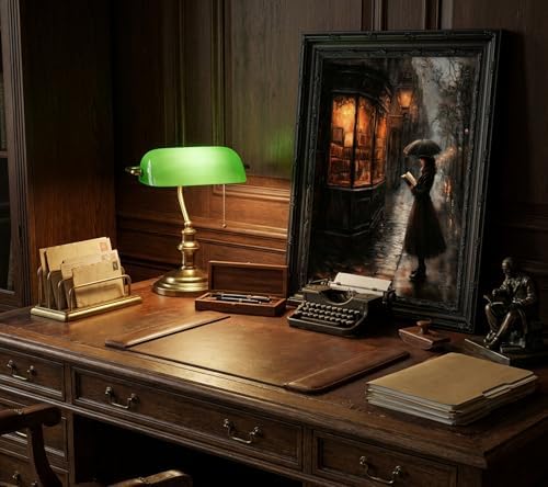 Vintage Black Framed Canvas Wall Art Victorian Woman Reading Bookish Painting Picture Wall Decor Dark Moody Academia Poster Prints Artwork for Living Room Bedroom Study 12x16in