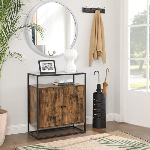 JJUUYOU Round Mirror Sliver Round Wall Mirror Metal Frame Bathroom Mirrors Circle Mirrors for Wal Living Room Bedroom Vanity Entryway Hallway 20 inch