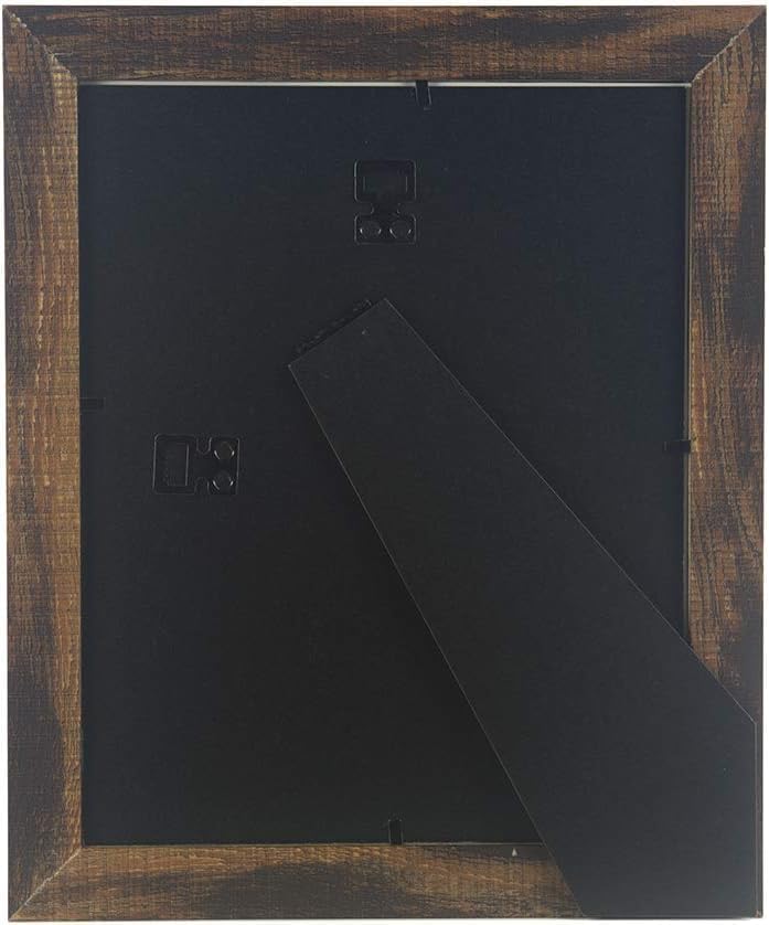brown 5x7 Picture Frame set of 3,Display 5x7 without Mat or 4x6 with Mat