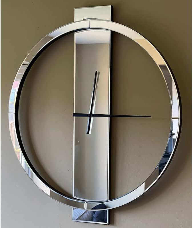 SHYFOY Wall Clock, 23" Decorative Large Clock for Living Room Decor