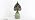 Tiffany Stained Glass Mushroom Table Lamp 12.5 Inch -Amber Pearl