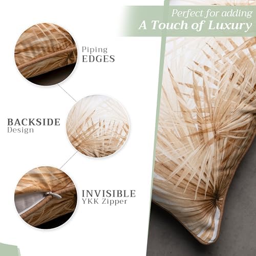 Maison d' Hermine Throw Pillow Covers 100% Cotton (18" x 18" - Pack of 1)