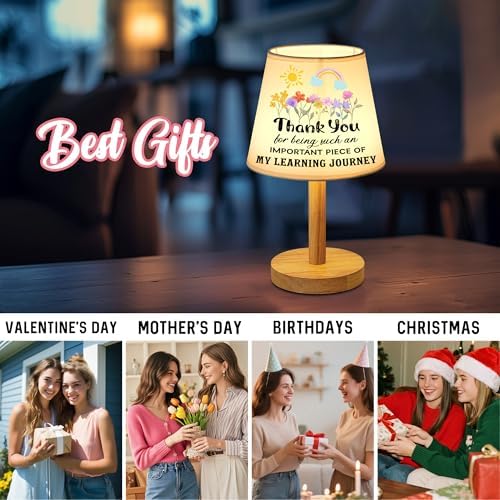Thank You Gifts for Women, Teachers Valentines Mothers Day Christmas Birthday Gifts for Women Teacher Mom Grandma Aunt, Home Decor Lamp for Bedroom Office Living Room