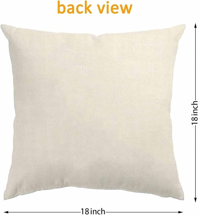 ONFAON Fall Decorations for Home, Fall Pillow Covers 18x18 Set of 4, Thanksgiving Decorations Autumn Cushion Case for Couch(Fall08)