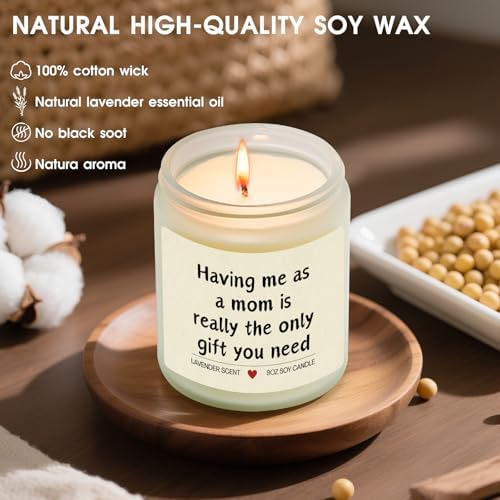Daughter Gifts from Mom - 9oz Candle Humorous Gifts for Daughter