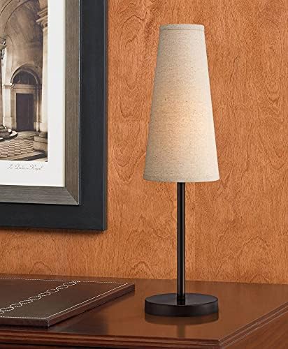 Snippet 26" Tall Table Lamps Set of 2 Espresso Bronze Brown Accent Modern