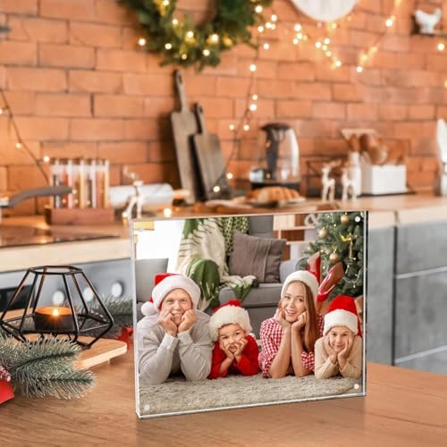 TWING 5x7 Acrylic Frame 30 Pack,20MM Thicker Frameless Clear Picture Frames