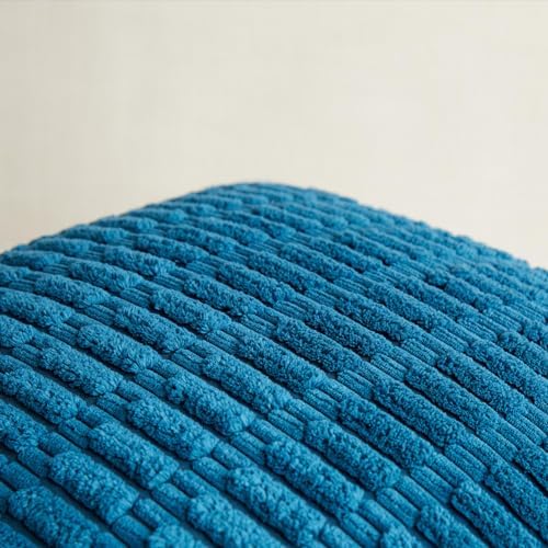 Fancy Homi 4 Packs Decorative Throw Pillow Covers for Living Room Couch Bed, Modern Farmhouse Boho Home Décor Accent Cushion Case, 22" x 22", Teal