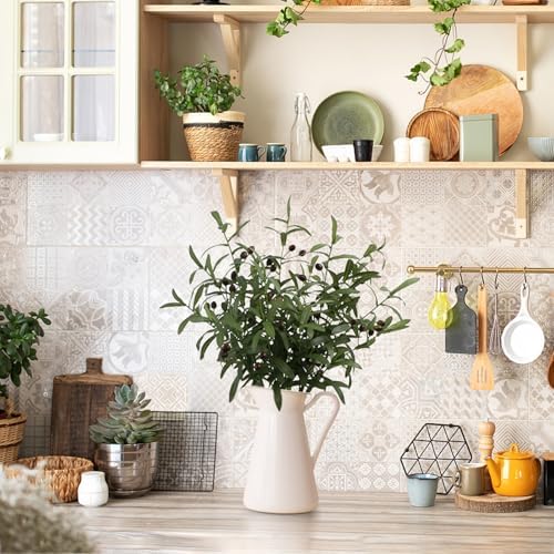Leftover 6PCS 38 Inch Faux Olive Branches for Vase,Artificial Olive Tree Branches,Eucalyptus Stems,Fake Plant,Faux Greenery Stems for Centerpieces,Home Decor&Wedding Decor