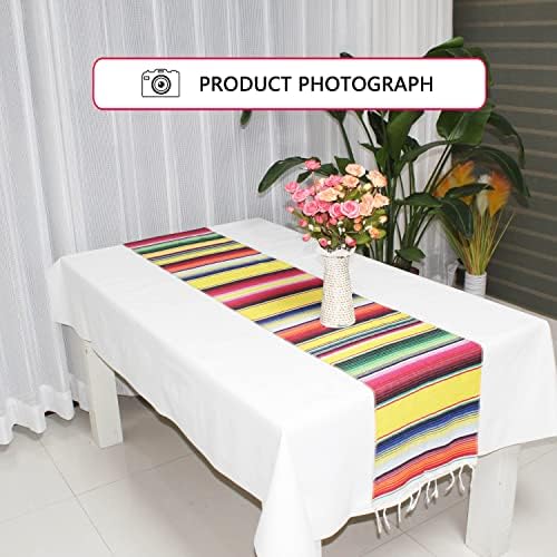 Tartaglia 6 Pack Mexican Table Runners 14x84 in Fiesta Party Decorations