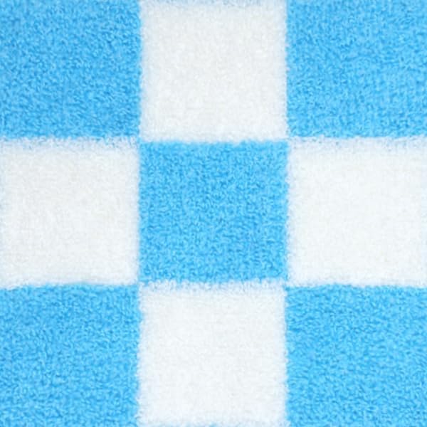 Alysheer Checkered Embroidered Throw Pillow Covers 18"x 18" 2pc Blue White