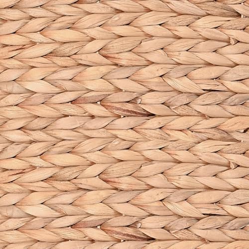 happimess Annulus 3-Shelf Circular Hyacinth Wall Rack 24.6", Natural