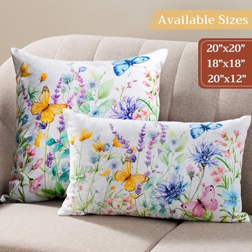 Maison d' Hermine Throw Pillow Covers 100% Cotton (12" x 20" - Pack of 1)