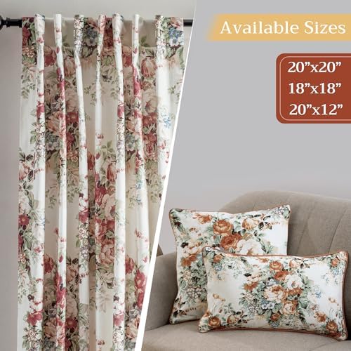 Maison d' Hermine Throw Pillow Covers 100% Cotton (12" x 20" - Pack of 1)