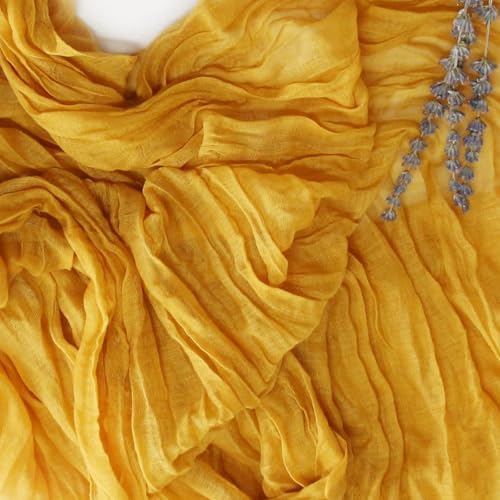 FEXIA Yellow Cheesecloth Table Runner Wedding Baby Shower Home Boho Decor