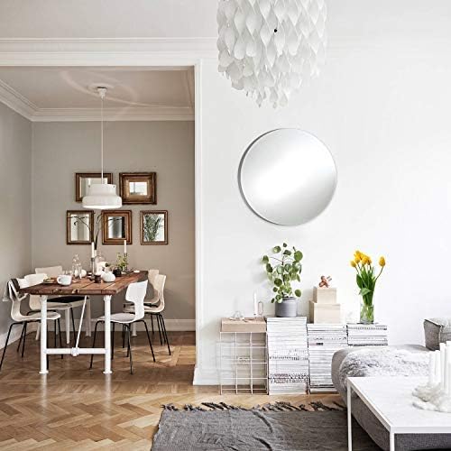 12 Inch, Pack of 36 Small Mirrors for Crafts, Round Mirror for Tables at Wedding, Mirror Tiles for Crafts and DIY Projects