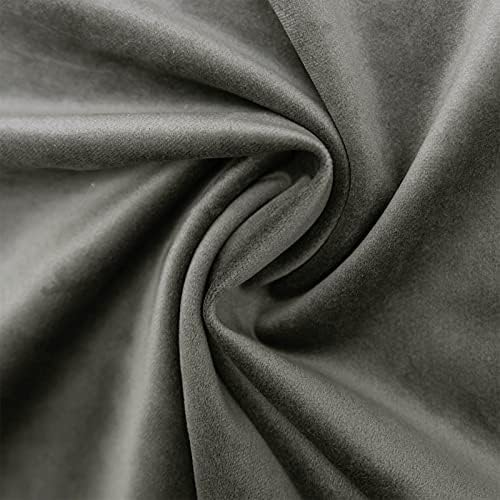 Ash Soft Velvet Throw Pillow Covers 20x20 inch Set of 2 for Sofa Couch Bed Living Room Decorative Luxury Solid Square Cushion Covers Case with Zipper
