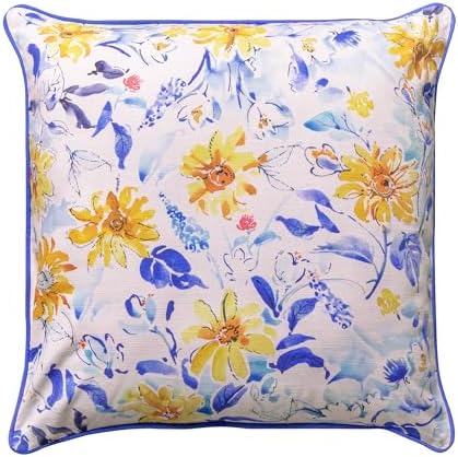 Maison d' Hermine Throw Pillow Covers 100% Cotton (20" x 20" - Pack of 1)