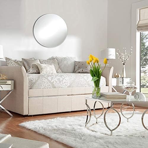 9 Inch, Pack of 3 Small Mirrors for Crafts, Round Mirror for Tables at Wedding, Mirror Tiles for Crafts and DIY Projects