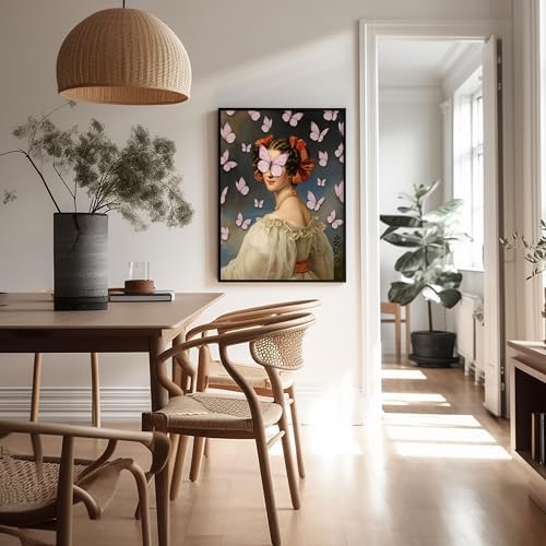 Poster Master Portrait of Auguste Strobl Print - Portrait Painting Poster - Altered & Pop Art - Housewarming Gift for Him & Her - Chic Wall Decor for Bedroom or Living Room - 24x32 UNFRAMED Wall Art