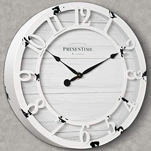 Presentime 10" Farmhouse Series Wall Clock