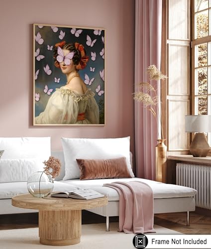 Poster Master Portrait of Auguste Strobl Print - Portrait Painting Poster - Altered & Pop Art - Housewarming Gift for Him & Her - Chic Wall Decor for Bedroom or Living Room - 24x32 UNFRAMED Wall Art