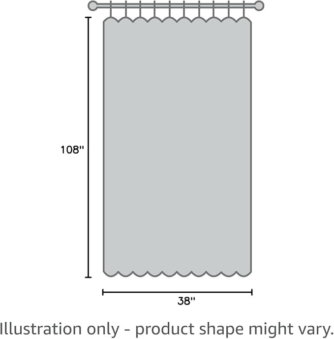 jinchan Linen Curtains Light Filtering Back Tab 38x108 Inch 2 Panels White | Semi Sheer Curtains 108 inch length for Bedroom Living Room, Modern Farmhouse Drapes with Rod Pocket, Natural Boho Curtains