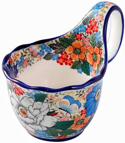 ALMA Soup Bowl with Large Handle 16oz,Giftable for Homemakers Fall Decor