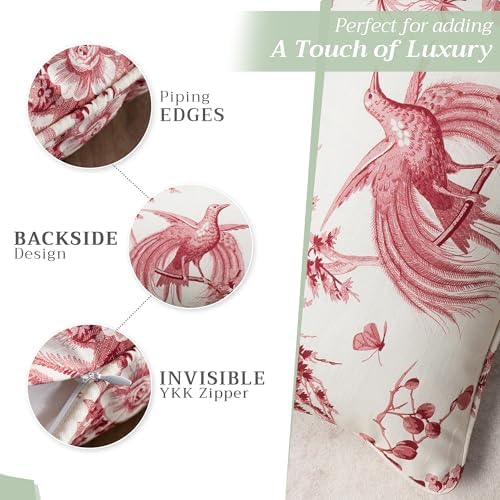 Maison d' Hermine Throw Pillow Covers 100% Cotton (20" x 20" - Pack of 1)