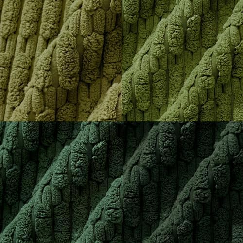 Fancy Homi 4 Packs Decorative Throw Pillow Covers for Living Room Couch Bed, Modern Farmhouse Boho Home Décor Accent Cushion Case, 20" x 20", Green Series
