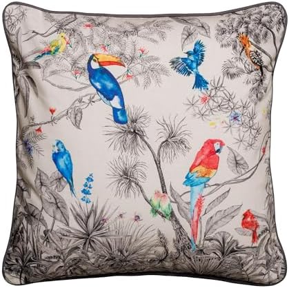Maison d' Hermine Throw Pillow Covers 100% Cotton (20" x 20" - Pack of 1)