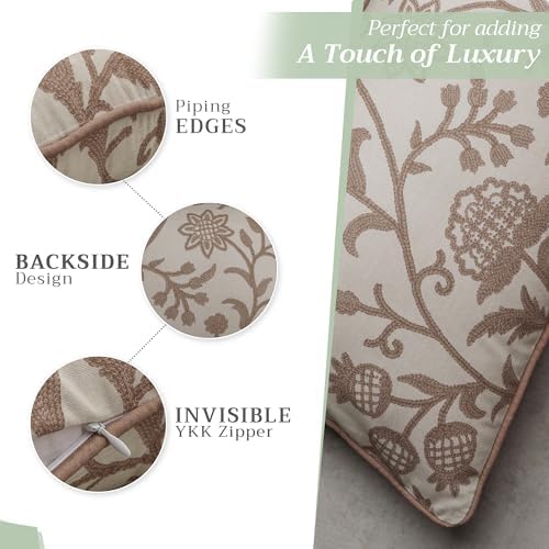 Maison d' Hermine Throw Pillow Covers 100% Cotton (12" x 20" - Pack of 1)