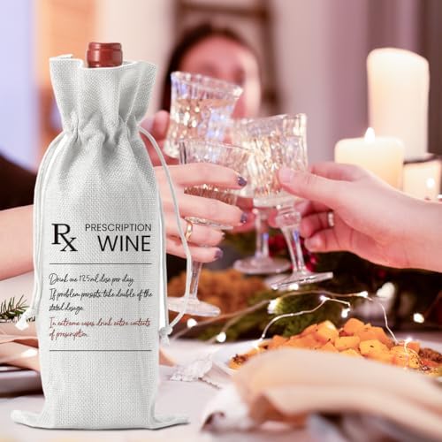 Funny Pharmacist RX Wine Bag Humor Retirement Pharmacy Graduation