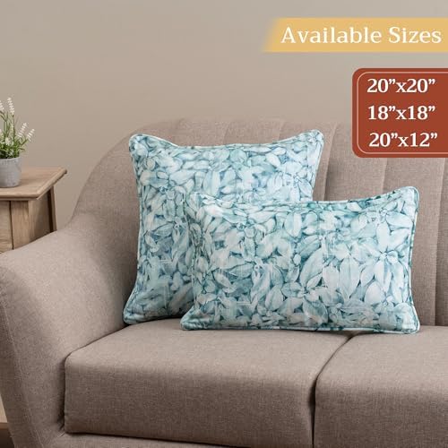 Maison d' Hermine Throw Pillow Covers 100% Cotton (18" x 18" - Pack of 1)