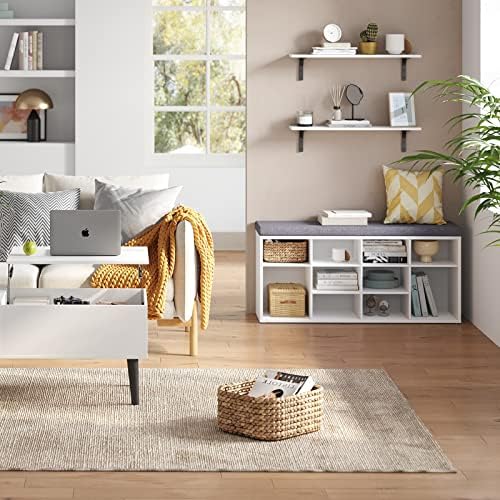DINZI LVJ Long Wall Shelves, 23.6Inch Wooden Wall Mounted Shelves, Set of 2