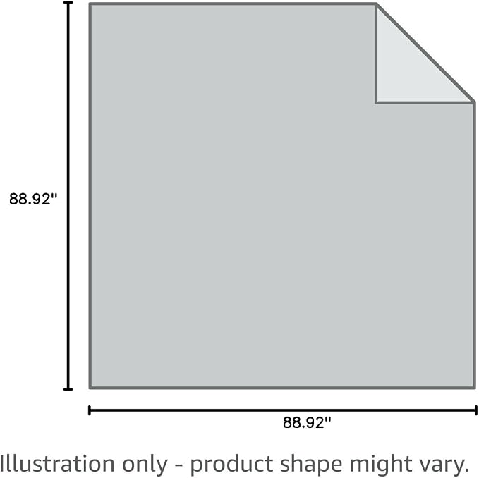SOCHOW Sherpa Fleece Throw Blanket, Grey, 90x90 inches | Double-Sided Super Soft Luxurious Plush Blanket Queen Size