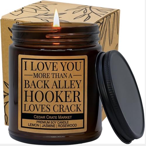 Best Friend Birthday Gifts for Women | Funny Friendship Gifts for Women | Inappropriate Funny Candles | Adult Humor for Her | I Love You More Than | Going Away Christmas White Elephant