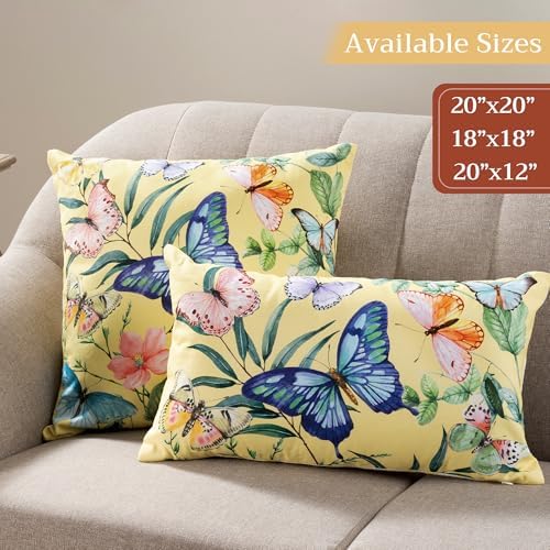 Maison d' Hermine Throw Pillow Covers 100% Cotton (18" x 18" - Pack of 1)