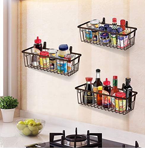 SheeChung Metal Wire Basket, Small Storage Baskets for Bathroom Kitchen