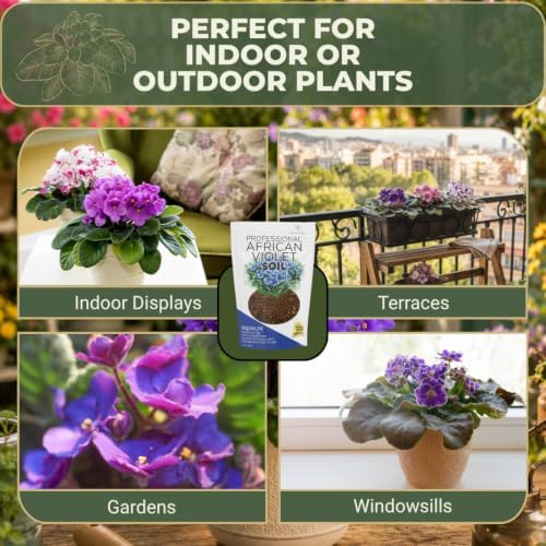 African Violet Potting Soil 2.2 Qt for African Violet Indoor & Houseplants
