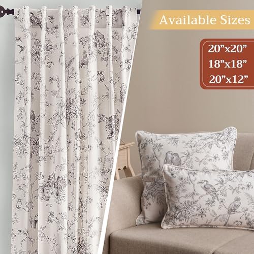 Maison d' Hermine Throw Pillow Covers 100% Cotton (12" x 20" - Pack of 1)