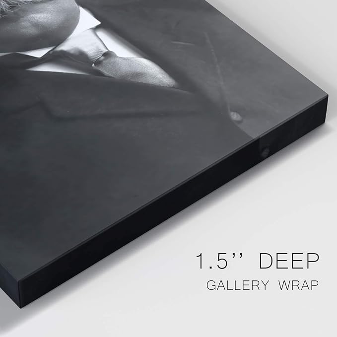 Renditions Gallery William Howard Taft Presidental Portrait Wall Art, Premium Gallery Wrapped Canvas Decor, Ready to Hang, 48 in H x 32 in W, Made in America Print