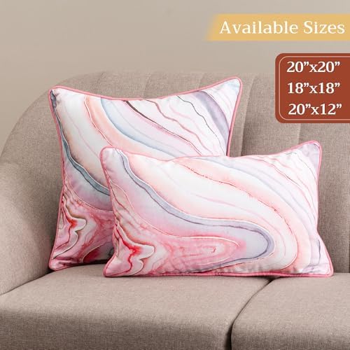 Maison d' Hermine Throw Pillow Covers 100% Cotton (18" x 18" - Pack of 1)