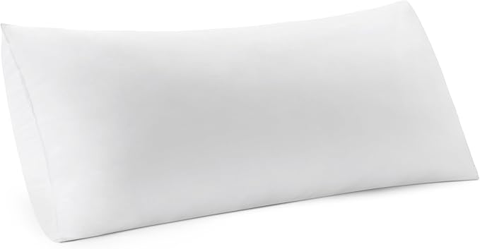 MIULEE 16x36 Inch Premium Lumbar Throw Pillow for Bed Sofa Couch | Virgin Microfiber, 100% Cotton Cover Pillow,Stuffer Form, Decorative Throw Pillow Insert