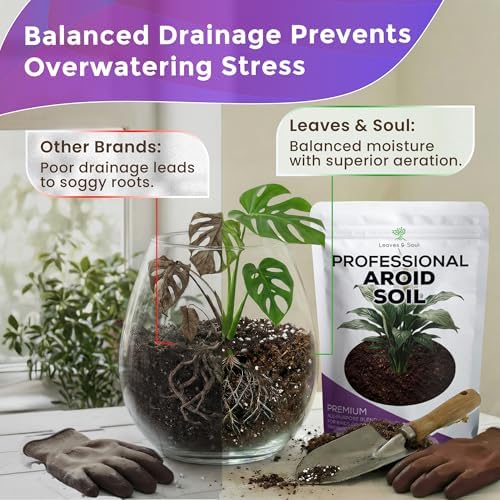 Professional Aroid Soil 2.2 Qt Aroid Potting Mix for Indoor Plant Care