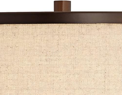 Trenton 28" Tall Table Lamp Night Light Bronze Brown Industrial