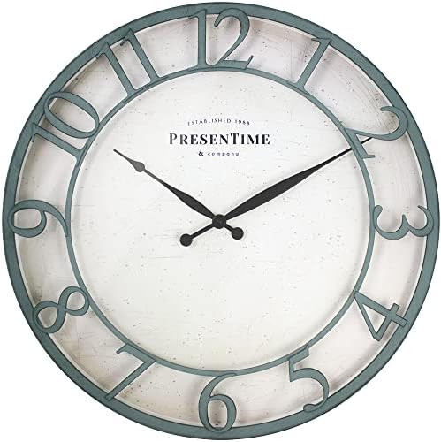 Presentime 21" Farmhouse Series Wall Clock