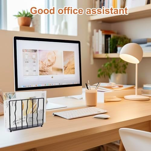Modern Standing Napkin Holder for table, Black Metal, Tabletop Paper Napkin Dispenser for Coffee Filter Holder Kitchen, Dining Room, Outdoor.